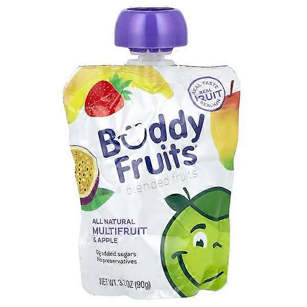 Buddy Fruits, Blended Fruits, Multifruit & Apple, 3.2 oz (90 g)