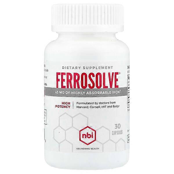NBI, FerrosolveÃÂÃÂ®, High Potency, 30 Capsules