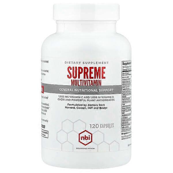 NBI, Supreme Multivitamin, 120 Capsules