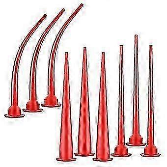 25-26 Caulking Nozzle Plastic Caulk Nozzle Applicator Caulking Extension Tool Curved Caulking Nozzle Long