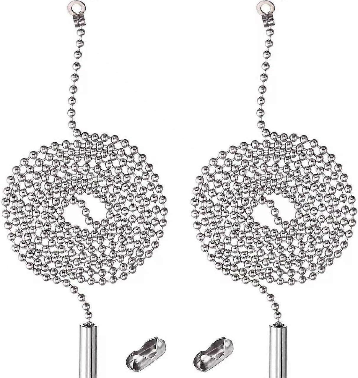 2 Pack Pull Chain String Extension with Connector for Ceiling Fan Light Fixture