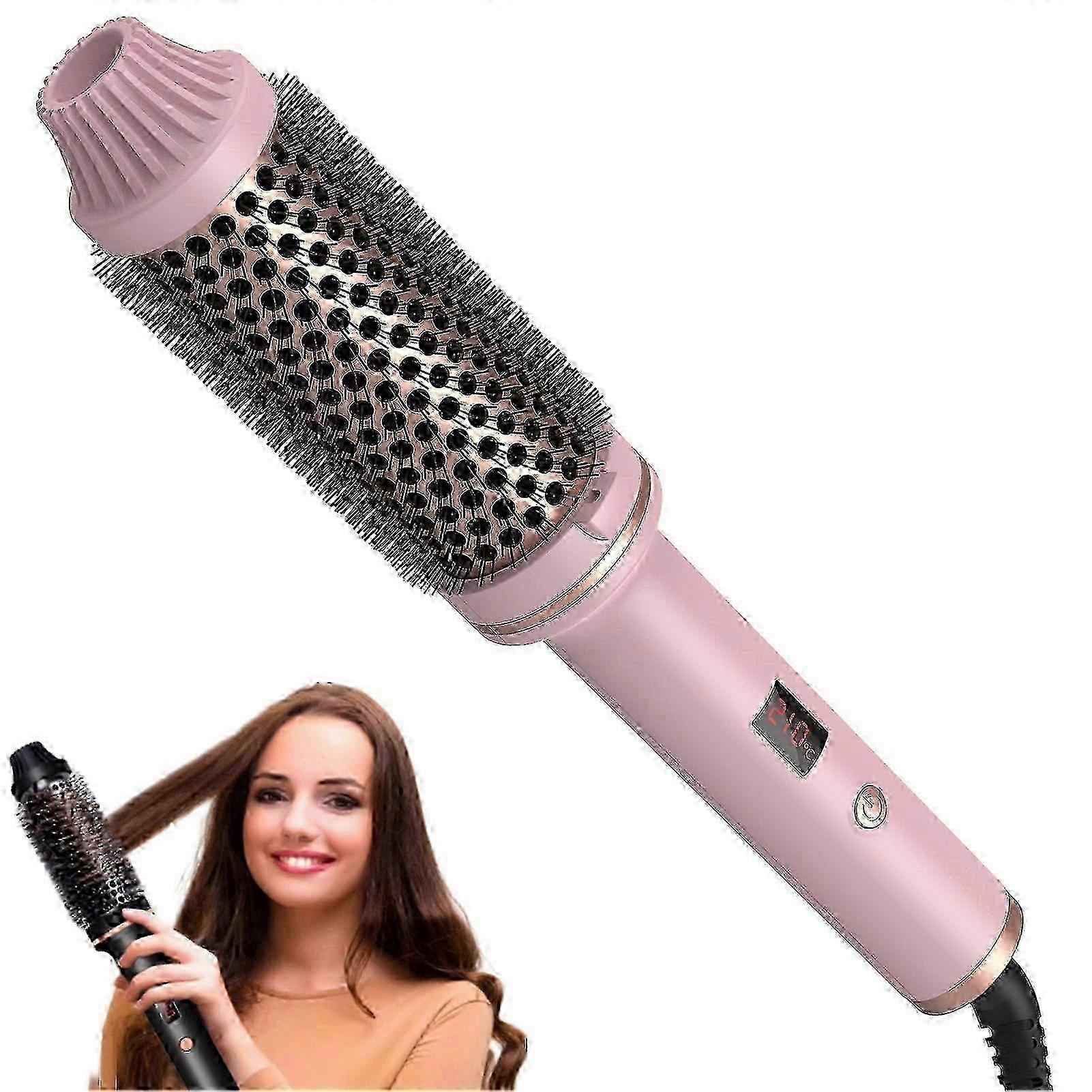 100-240 فولت مكواة تجعيد الشعر المحمولة 1.5 بوصة برميل سيراميك تورمالين مع 30 ثانية حرارة سريعة وأيون سالب - 5 إعدادات للحرارة 120-210 درجة مئوية ، إغلاق تلقائي