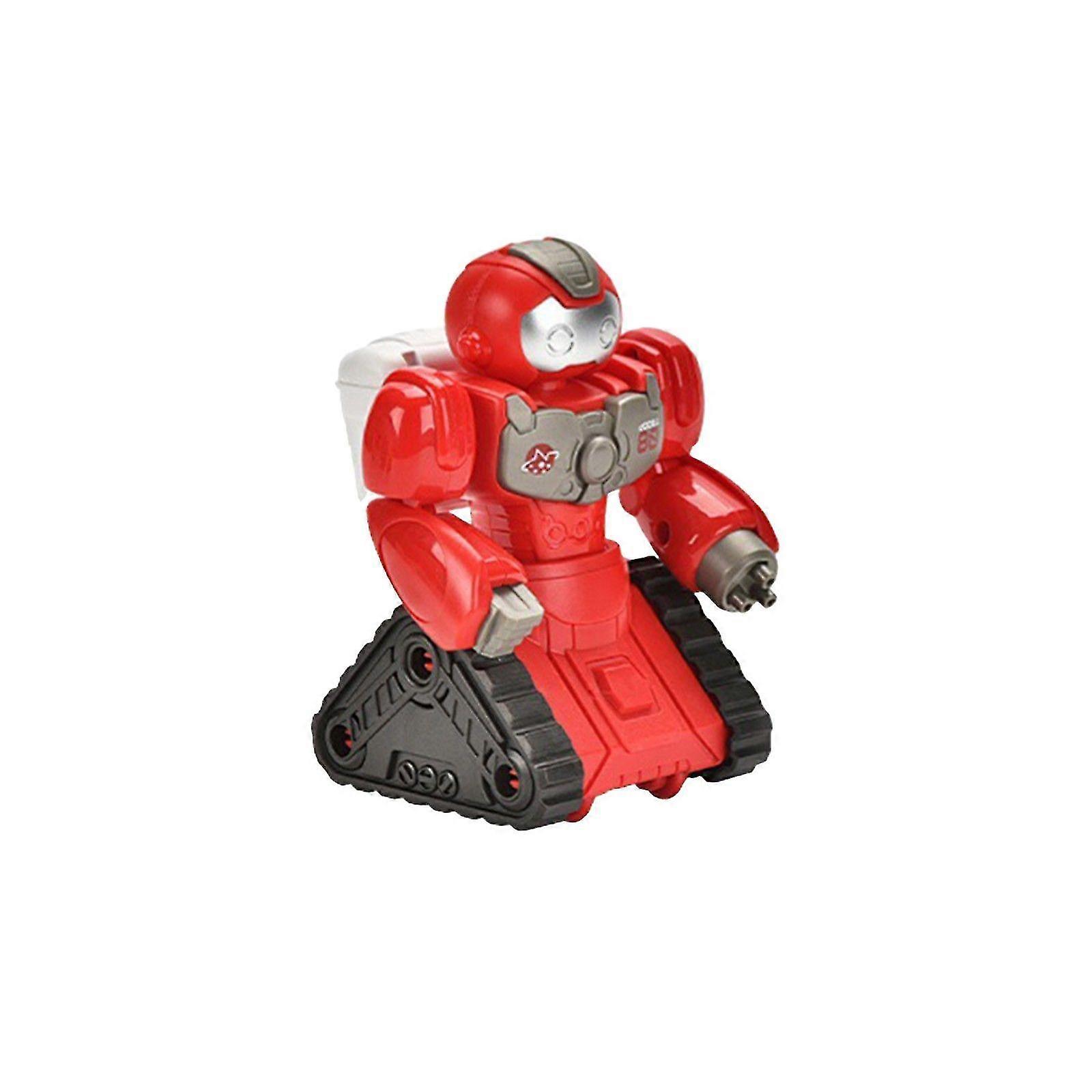 Press Forward Robot Can Be Rotated 0-3 Years Old Educational Early Learning Crawling Toy Car 25-26s