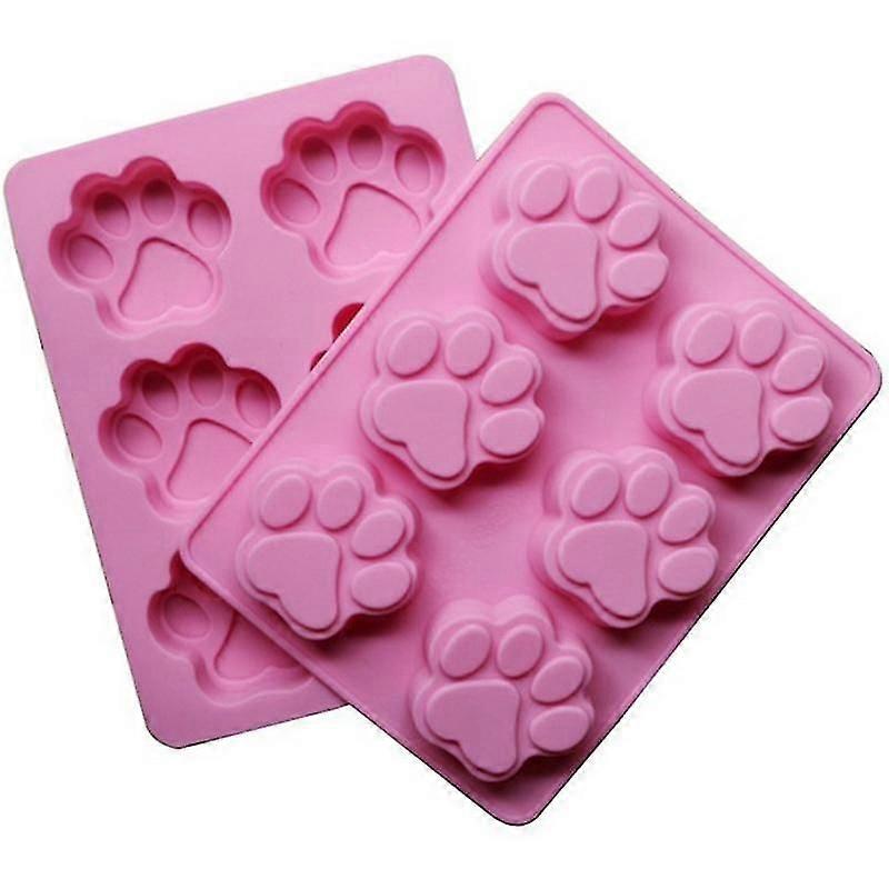 6 Units Cat Paw Silicone Cake Mold Bakeware 1pc