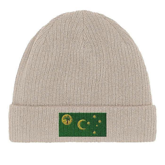 Coco Islands Flag Cap in Beige