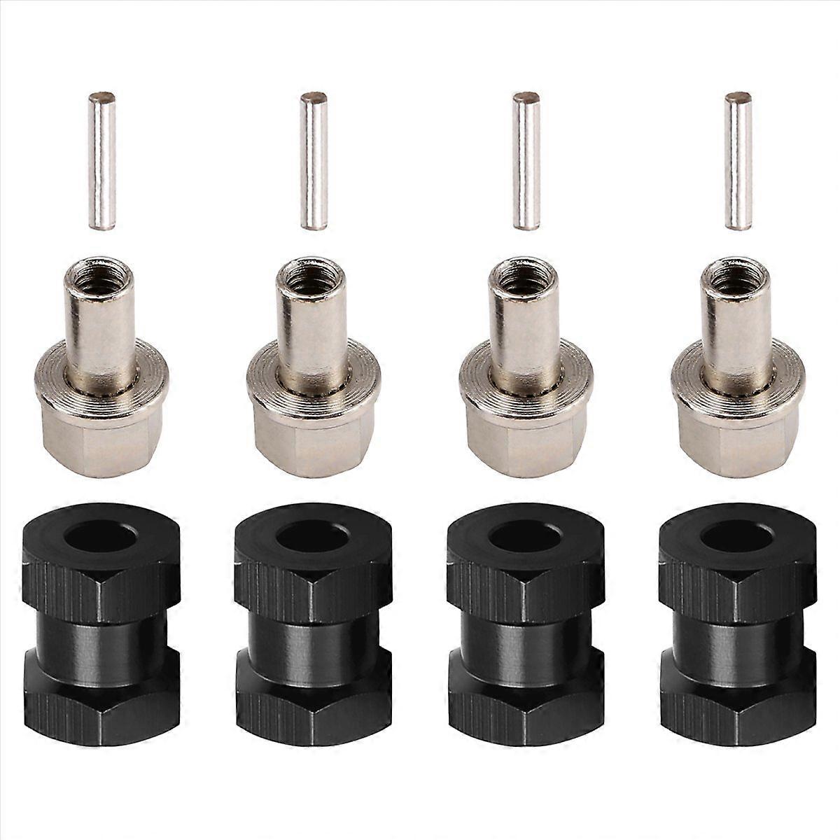 12mm六角ホイールハブアダプター15mm延長コンバイナーカプラーブラック