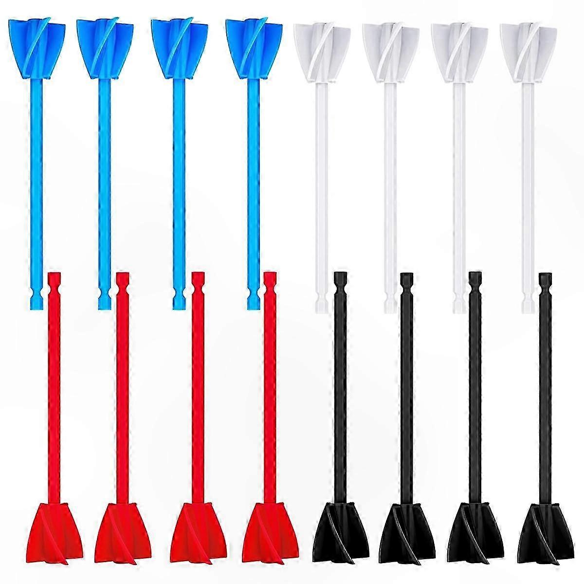 16Pcs Helix Paint Mixer Paddles, Reusable Resin Drill Attachments for Mixing