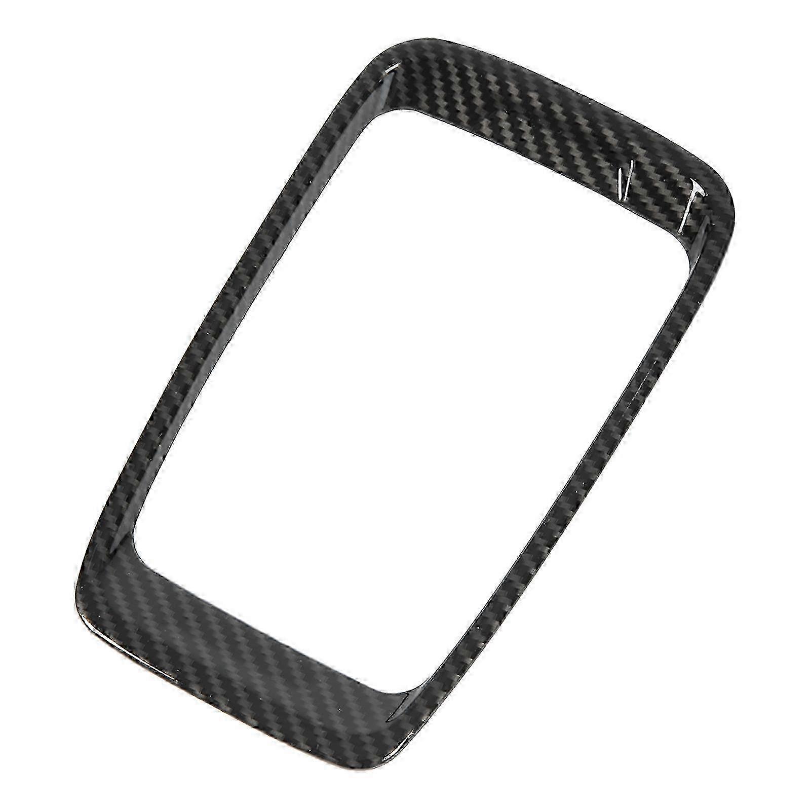 Carbon Fiber Style Center Console Shift Panel Frame for Ford Ranger T6 P375 Models 2015-2021