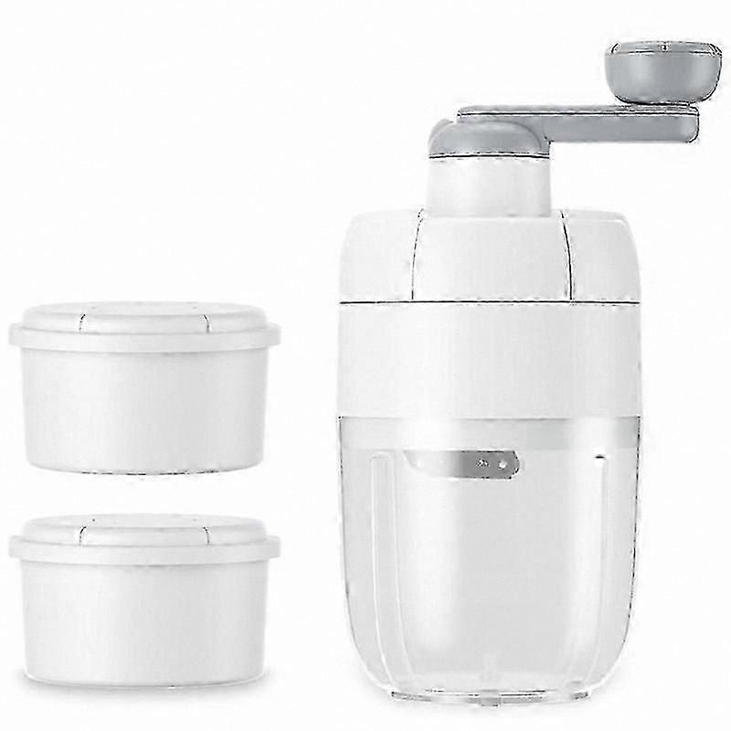 Portable Ice Shaver for Home and Outdoors with 2 Free Ice Cube Trays