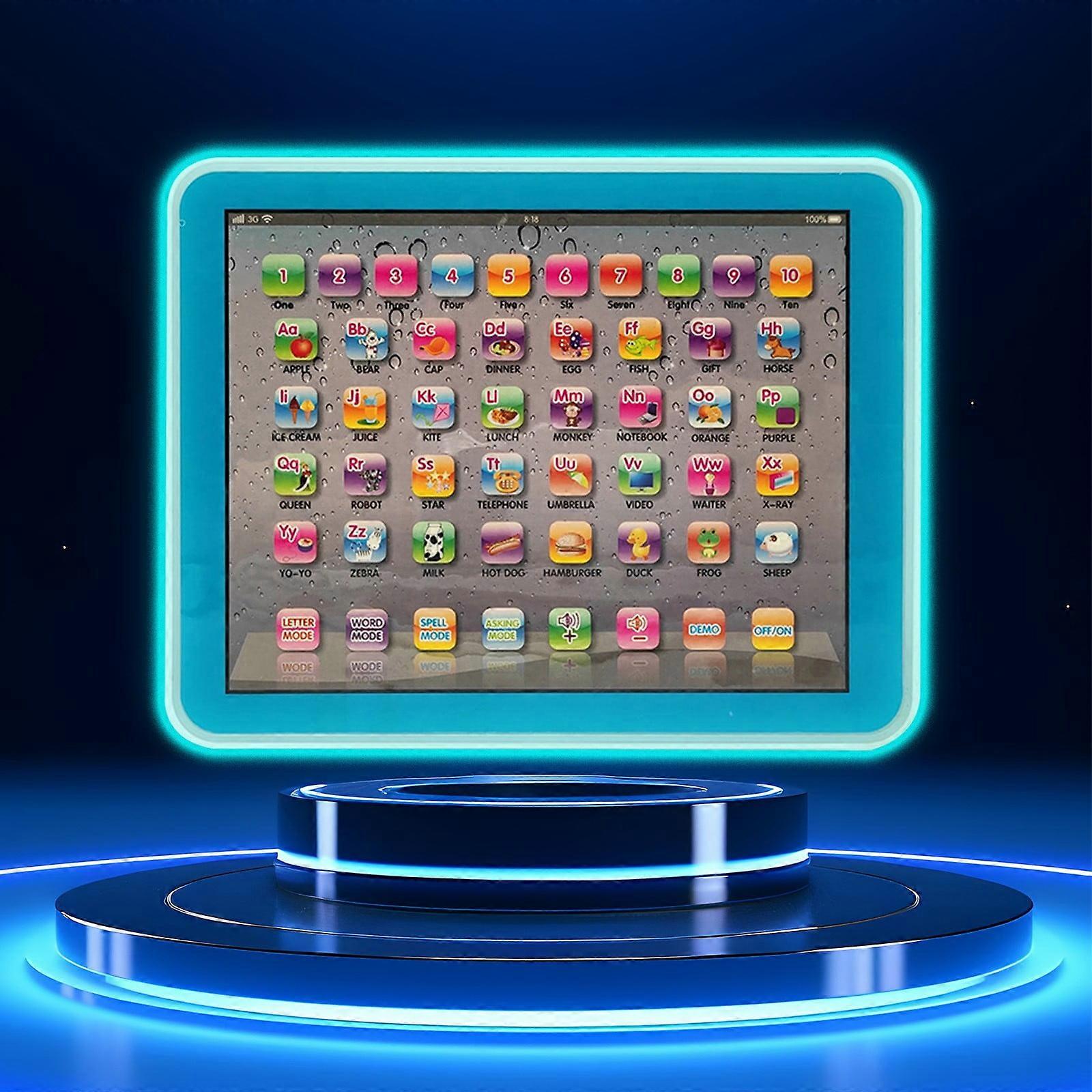 Baby's Best Start Toy K9Kids Tablet Compatible with Boys Learning Pad, LED Teach Alphabet, Numbers, Math, Interactive Electronic Toy