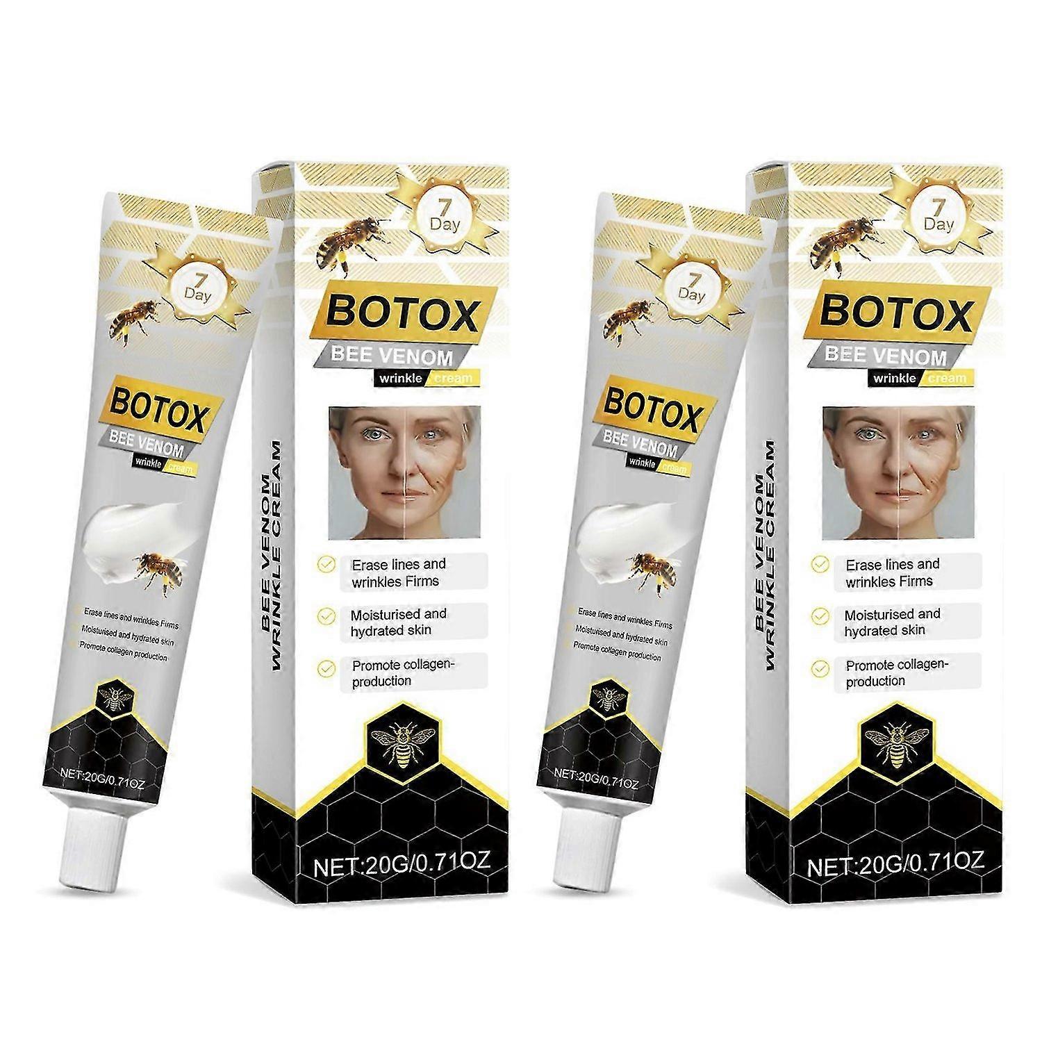 suitable for Botoxes Bee Venom Wrinkle Removal Cream, Bee Venom Anti-Wrinkle Firming Cream for All S
