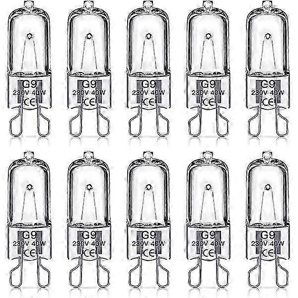 10 Pack 60w 40W G9 Halogen 60w  230v