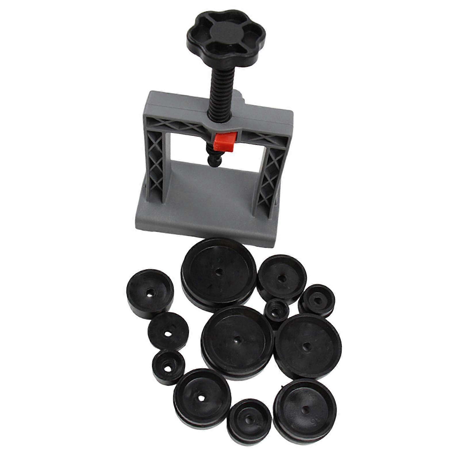 Watch Back Cover Capper Watchmaker with 12 Fitting Dies Watch Press Tool Set