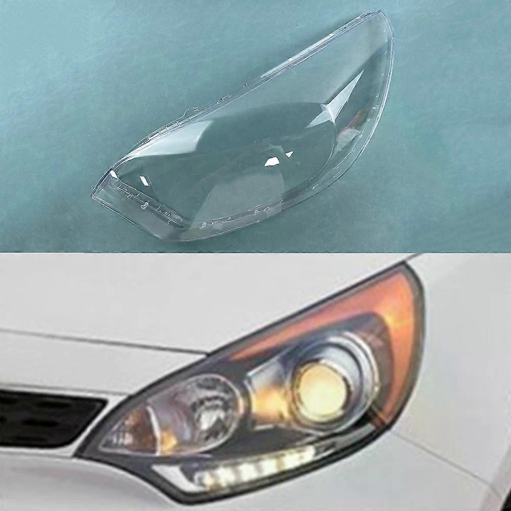 For Kia Rio Hatchback 2012-2015 Headlight Cover Lens Transparent Lamp Shell Lampcover Plexiglass Replace The Original Lampshade