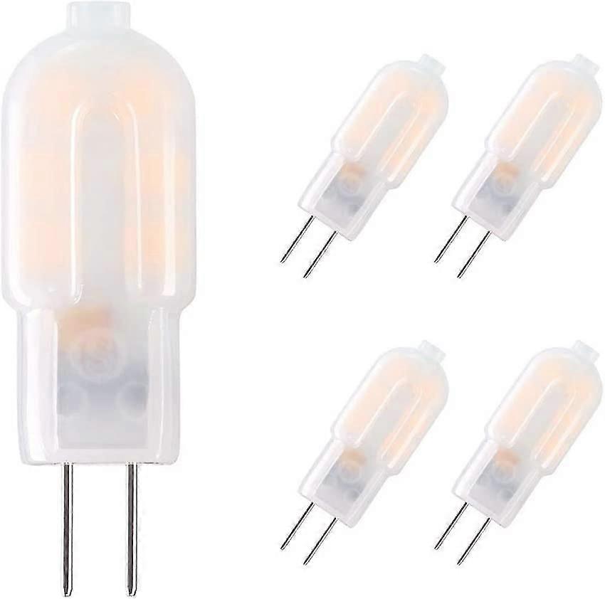 Lampadine a led G4,[5 Pack] Led Bulb Scrub Shell 12V AC / DC, 2W sostituisce 15W