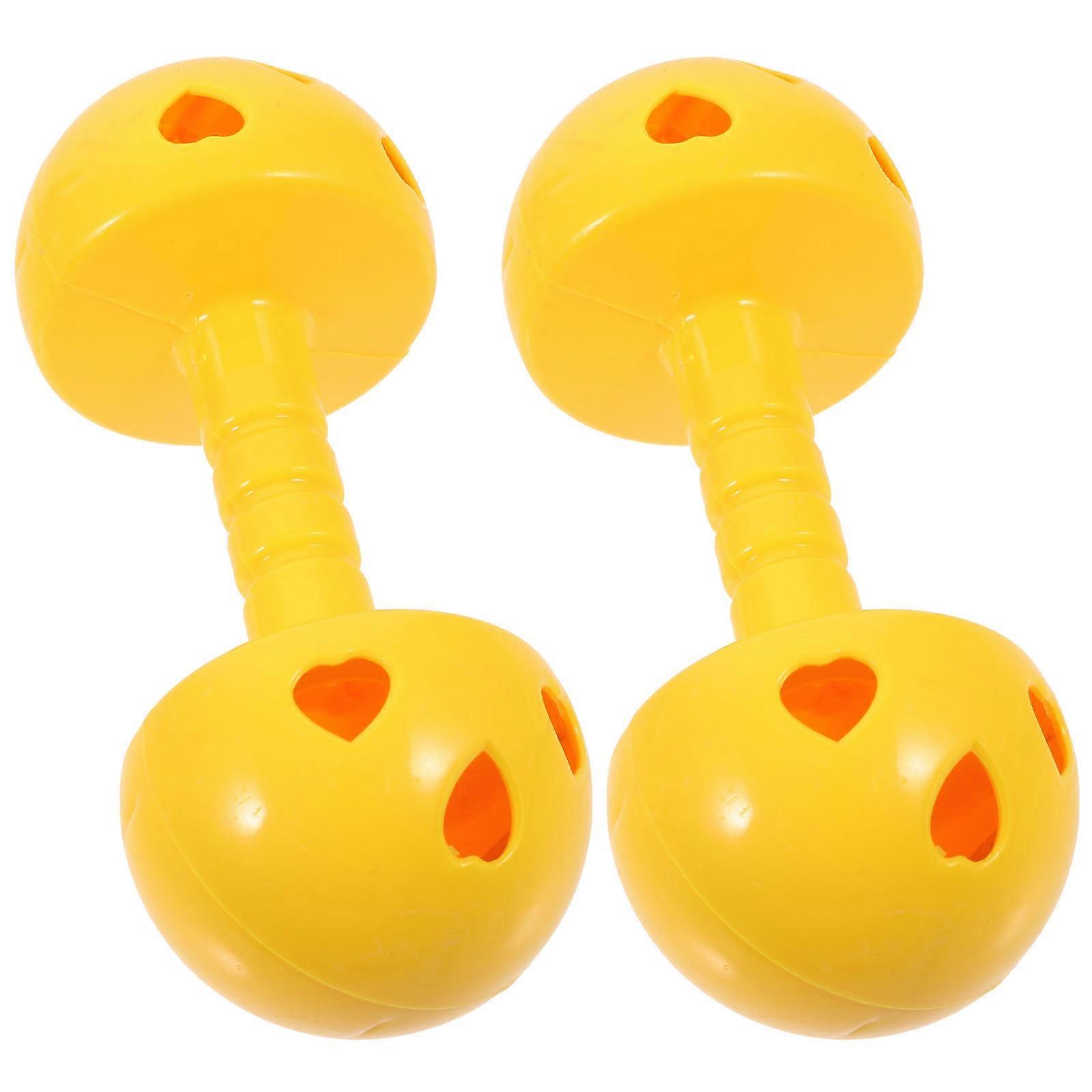 Children Weights Exercising 2Pcs Kids Dumbbells Plastic Toy Set