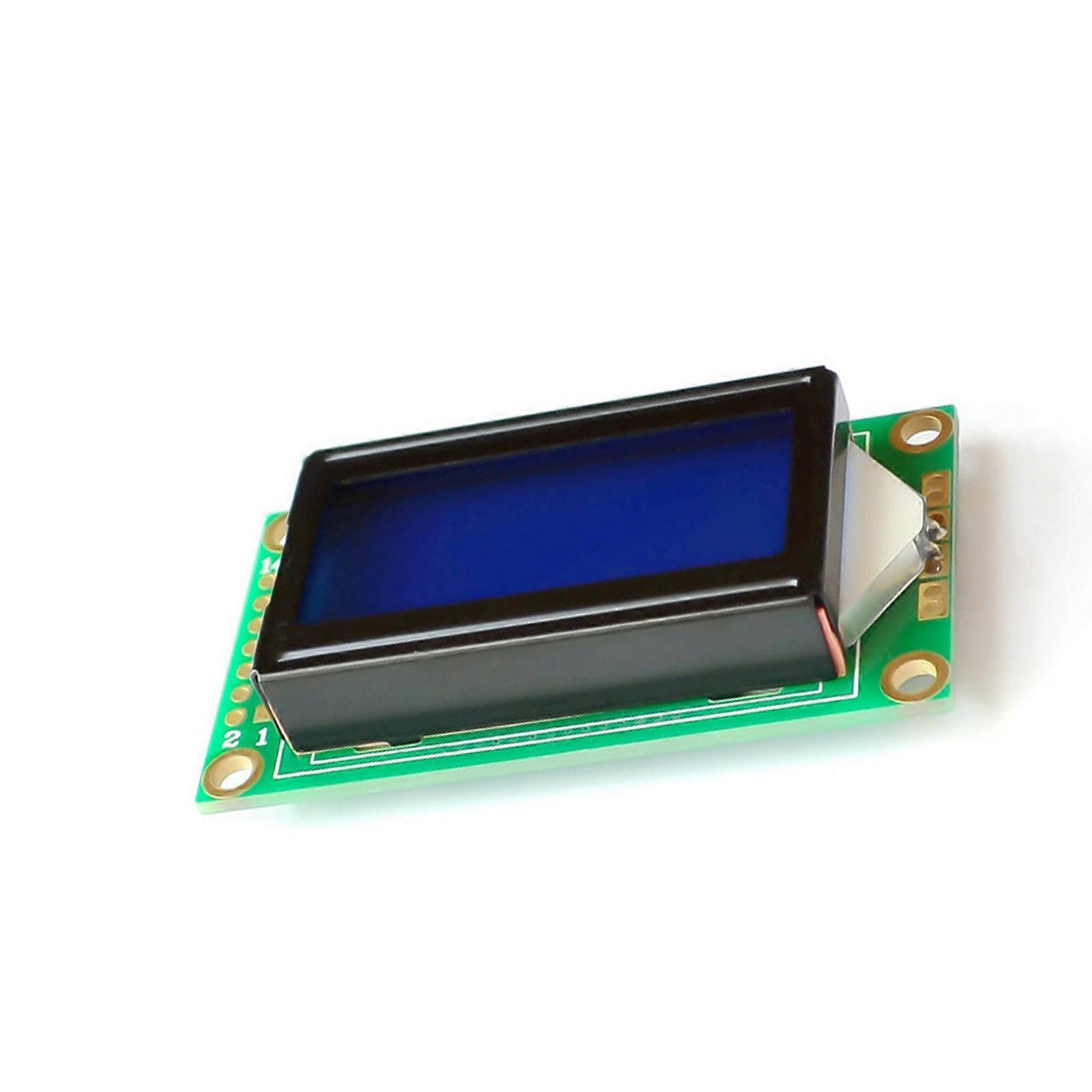 Professional 0802 LCD Screen Module Durablility Construction 37.8x16mm View Area For Technical Projects Multicolor