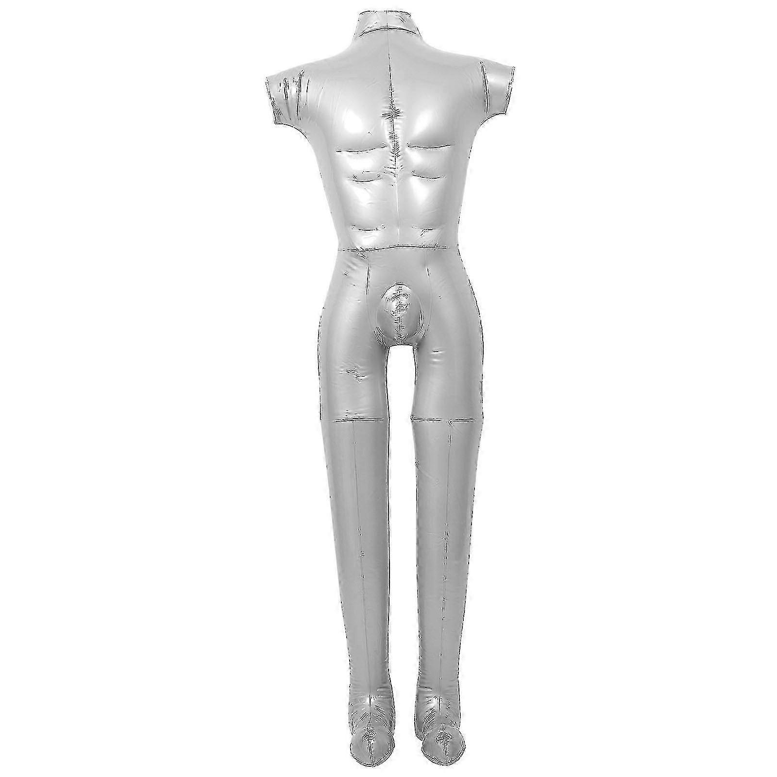 Uppblåsbara män skyltdocka manlig helkroppsmodell visa kläder uppblåsbar manlig skyltdocka