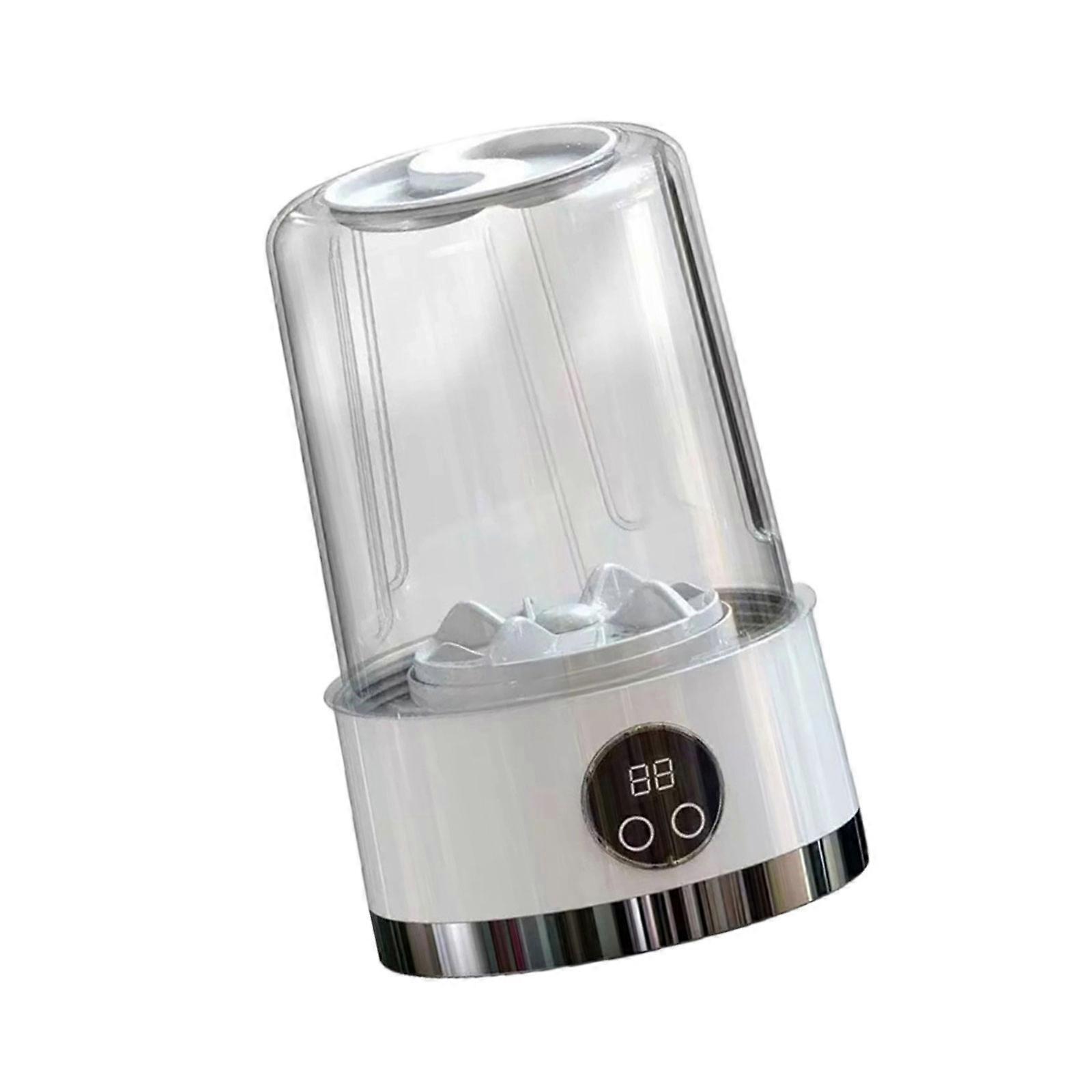 Compact Underwear Washing Machine with Quiet Technology Rechargeable Design Plastic Texture Perfect for Travel Home Use  White