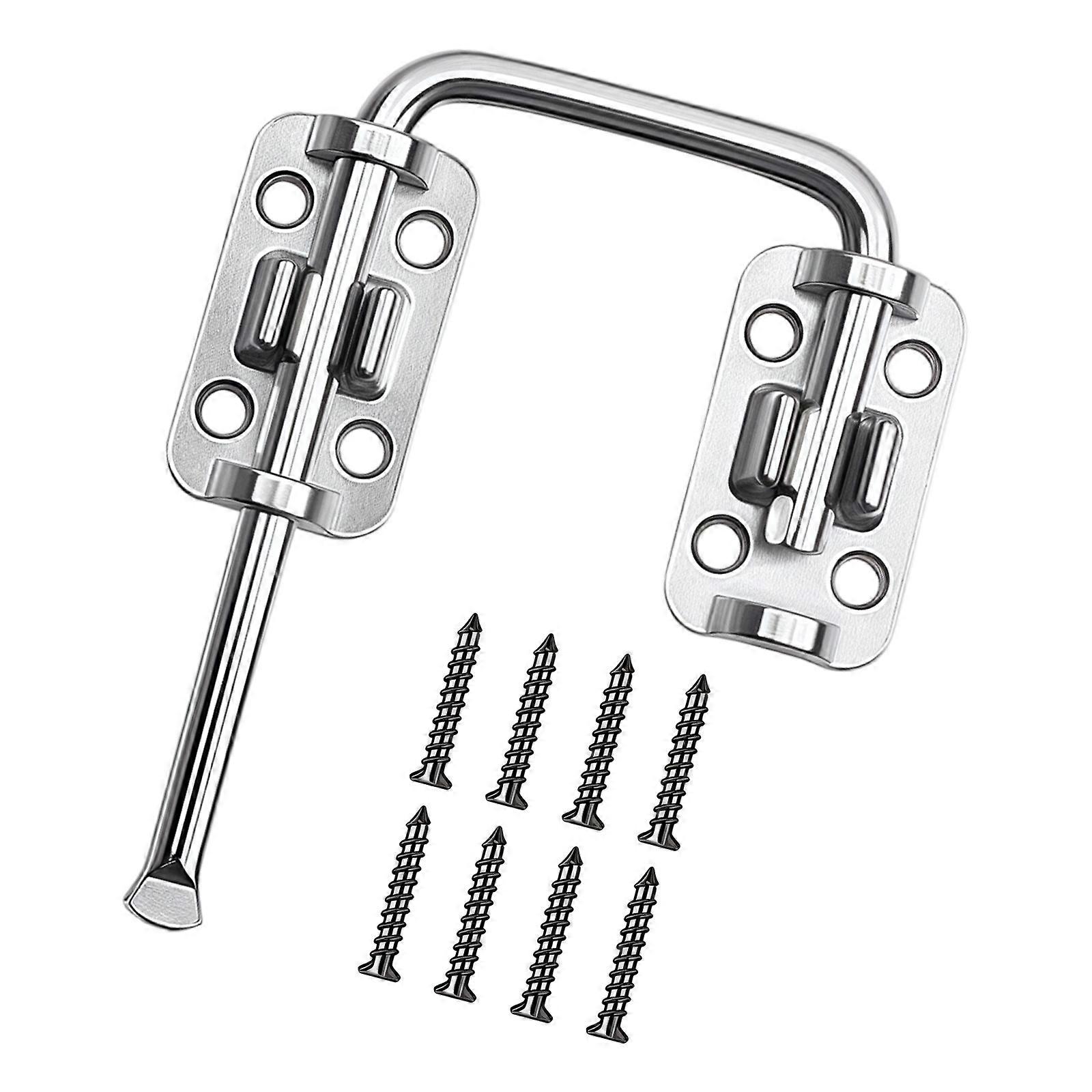 Heavy Type Security Chain Door Lock Rustproofed Door Security Latches Chain for Various Entryways  Silver