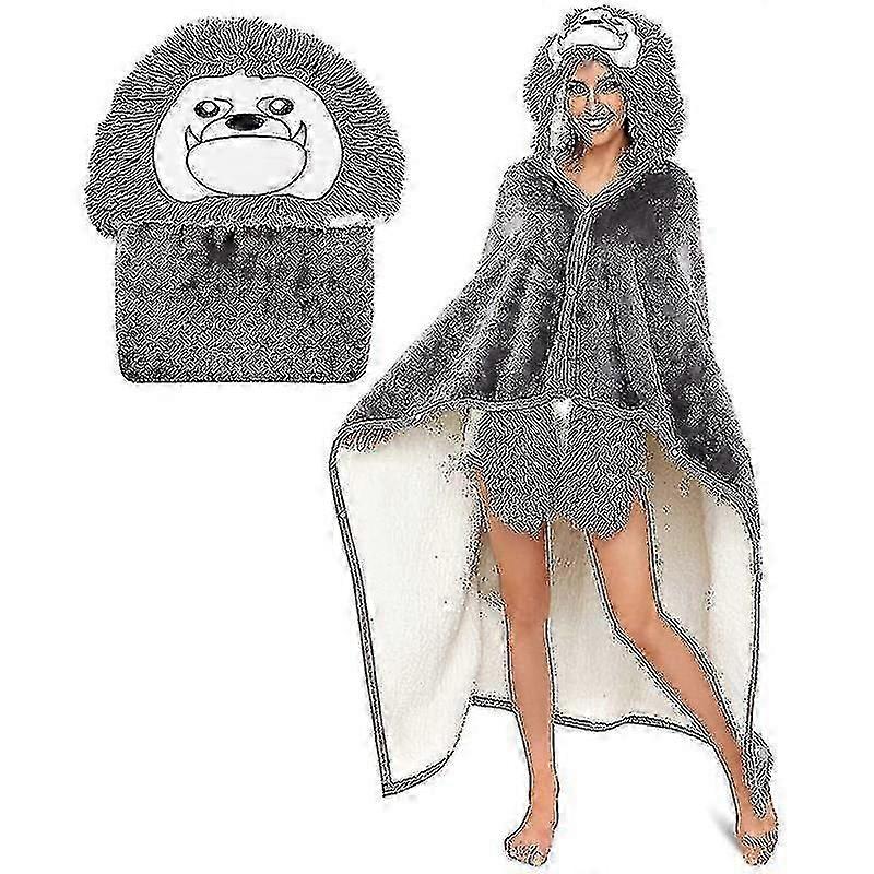 2024 عيد الميلاد يقدم كبيرة الحجم الضأن تحاضن هوديي بطانية مقاس واحد