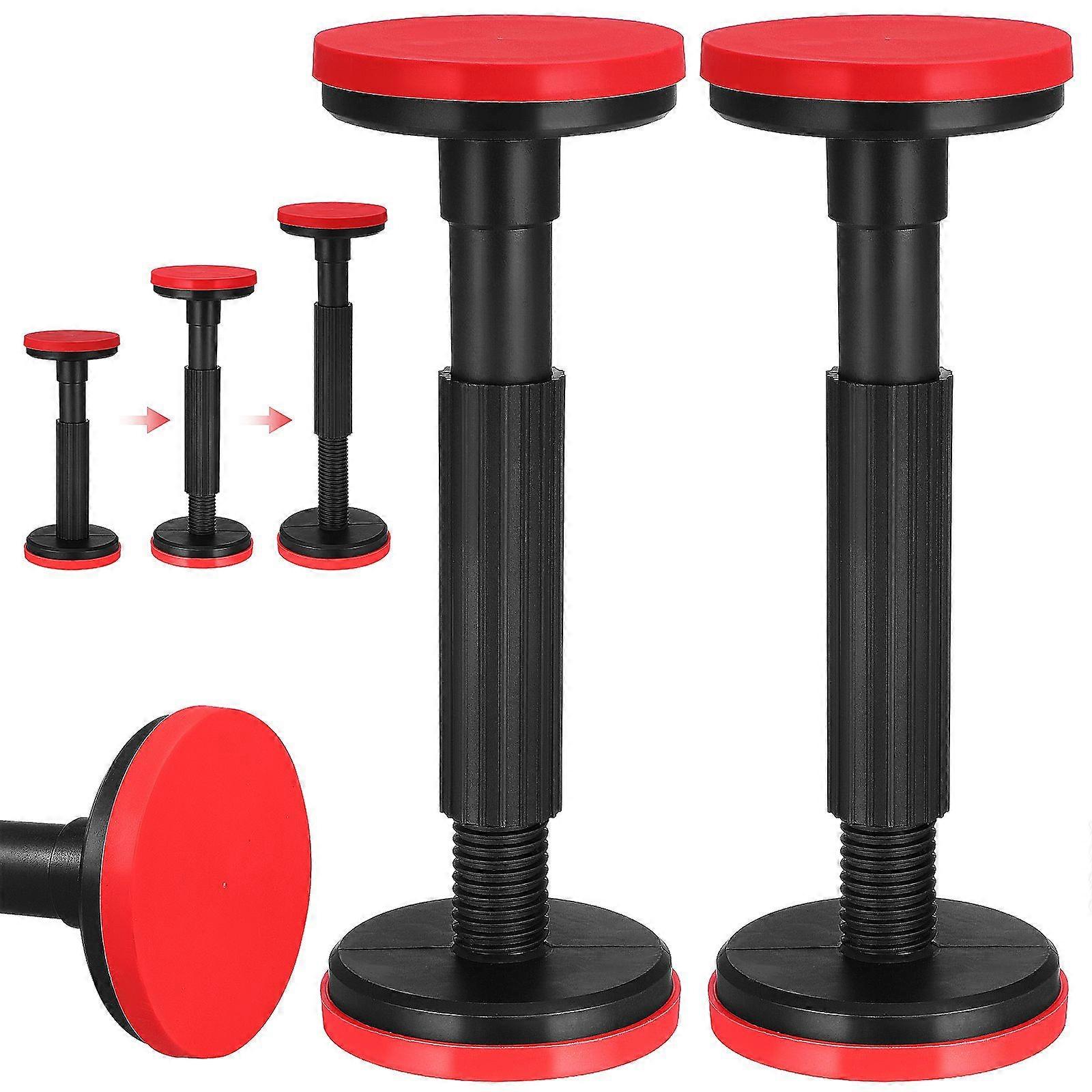 2pcs Telescopic Support Pole Adjustable Supporting System Cabinet Support Rod Heavy Duty Support Bracket Lifting Bracket Rod