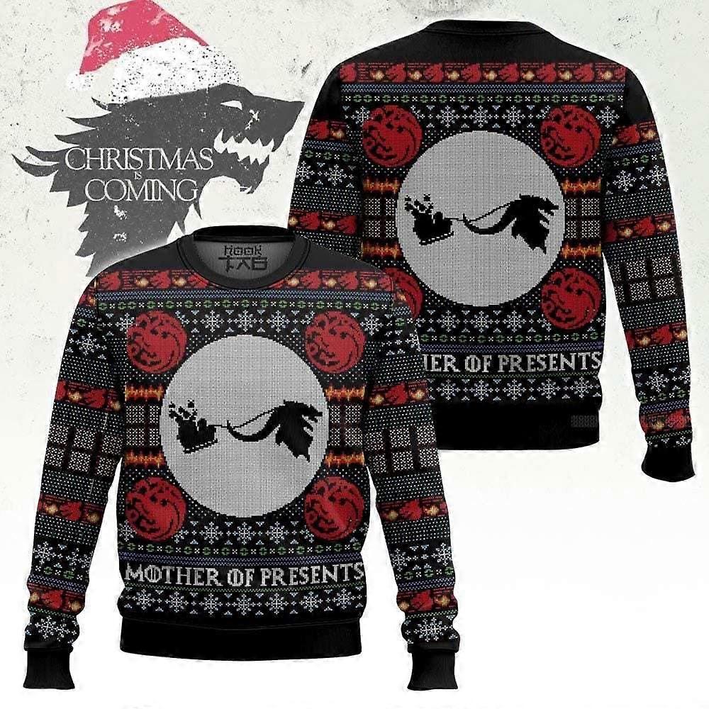 Ugly Christmas Sweater 3D Digital Print Pattern Pullover Jacket
