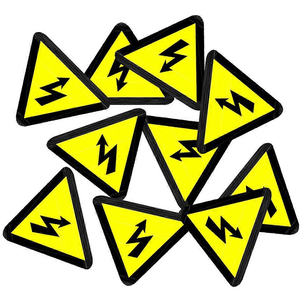 Electrical Sticker Warning Stickers for High Voltage Caution 75Pcs Pack
