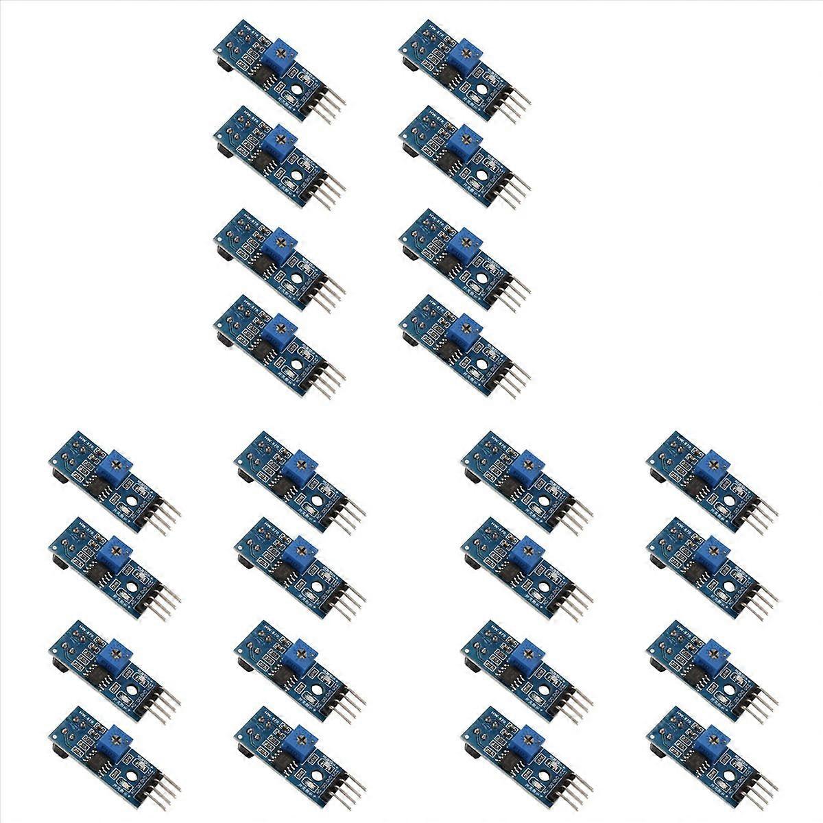24Pcs TCRT5000 Infrared Reflective Sensor IR Photoelectric Switch Barrier Line Track Module for Smar