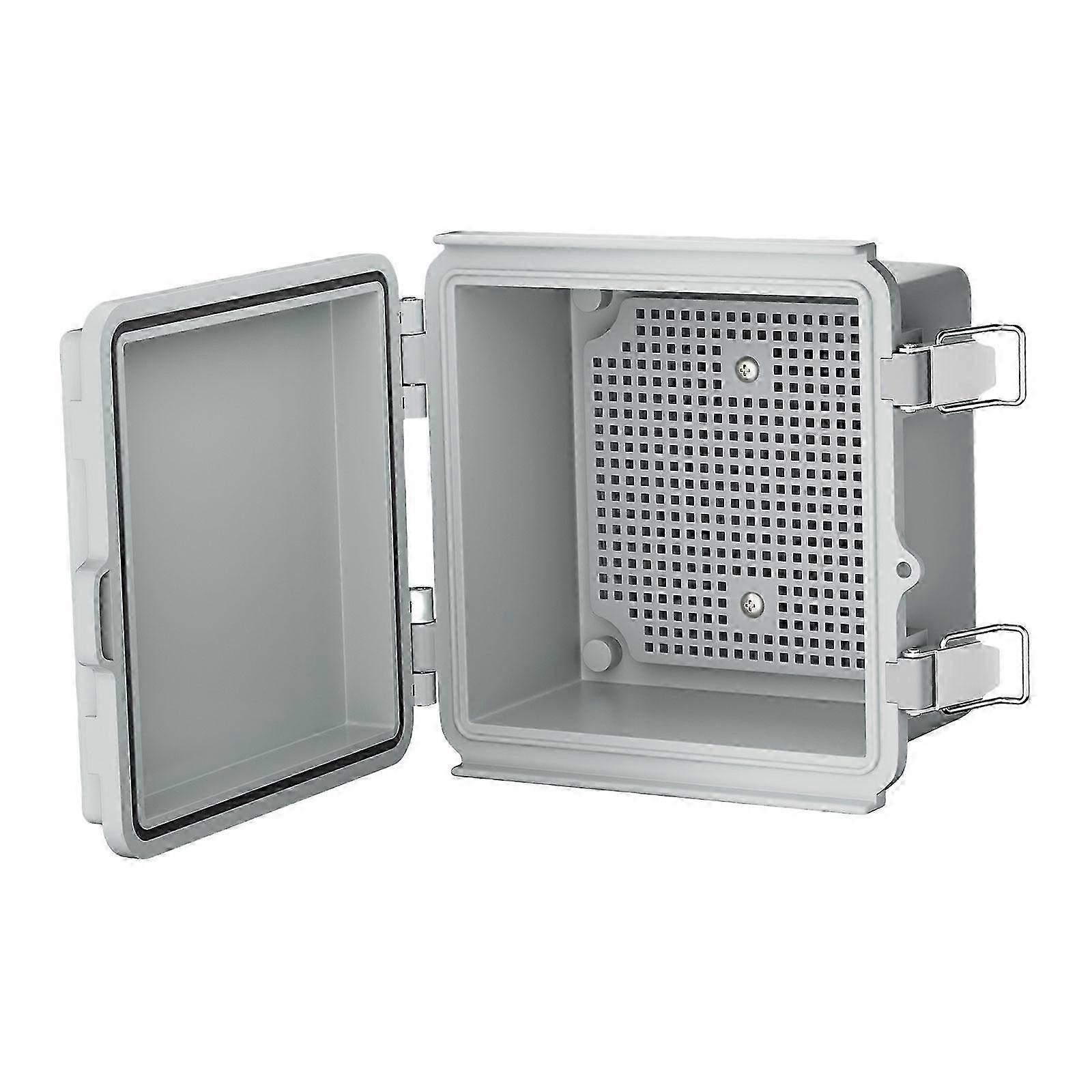 Outdoor Waterproof Electrical Junction Box Plastic Enclosure Electronic Instrument Hinge Case for Electrical Project