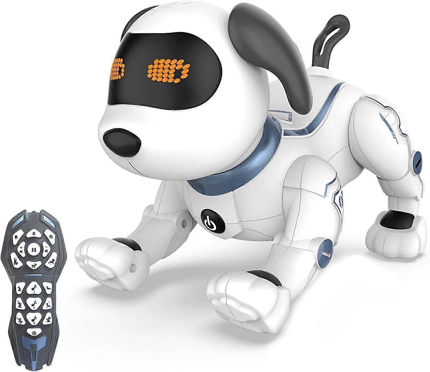 Robot Dog Toys for Kids, Remote Control Stunt Programmable Robot Puppy Toy Dog Interactive