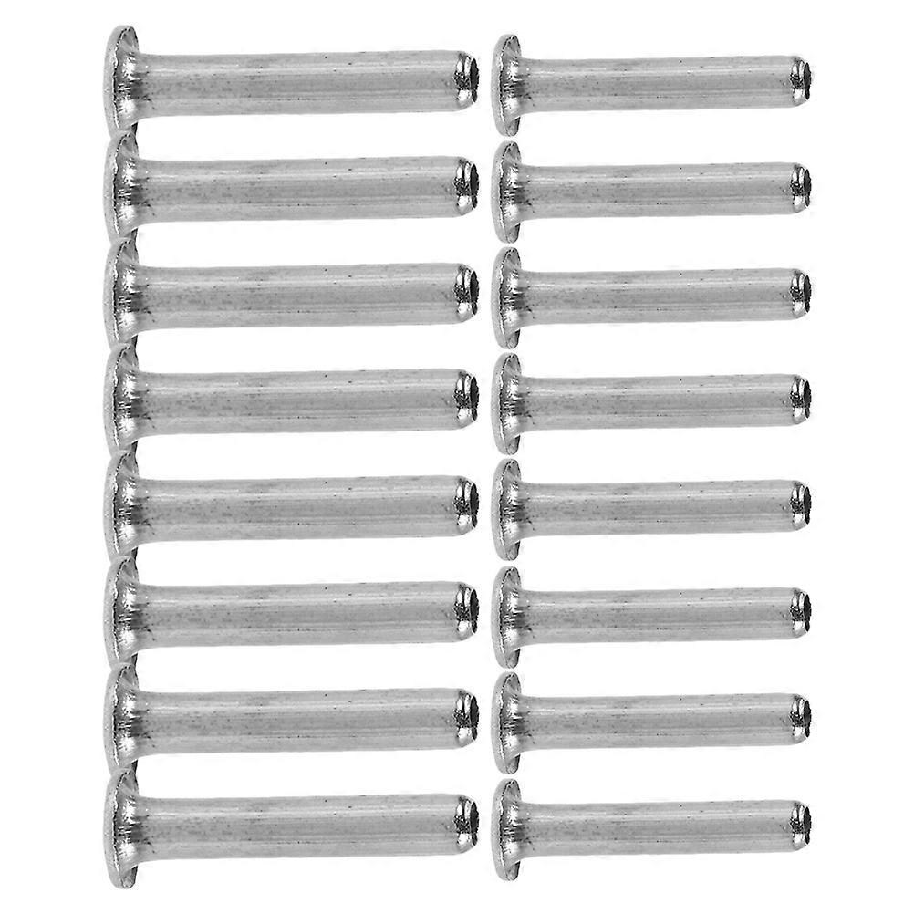 Umbrella Rivets Rivet Insert Replacement Silver Cylindrical Alloy Daily Use 16Pcs