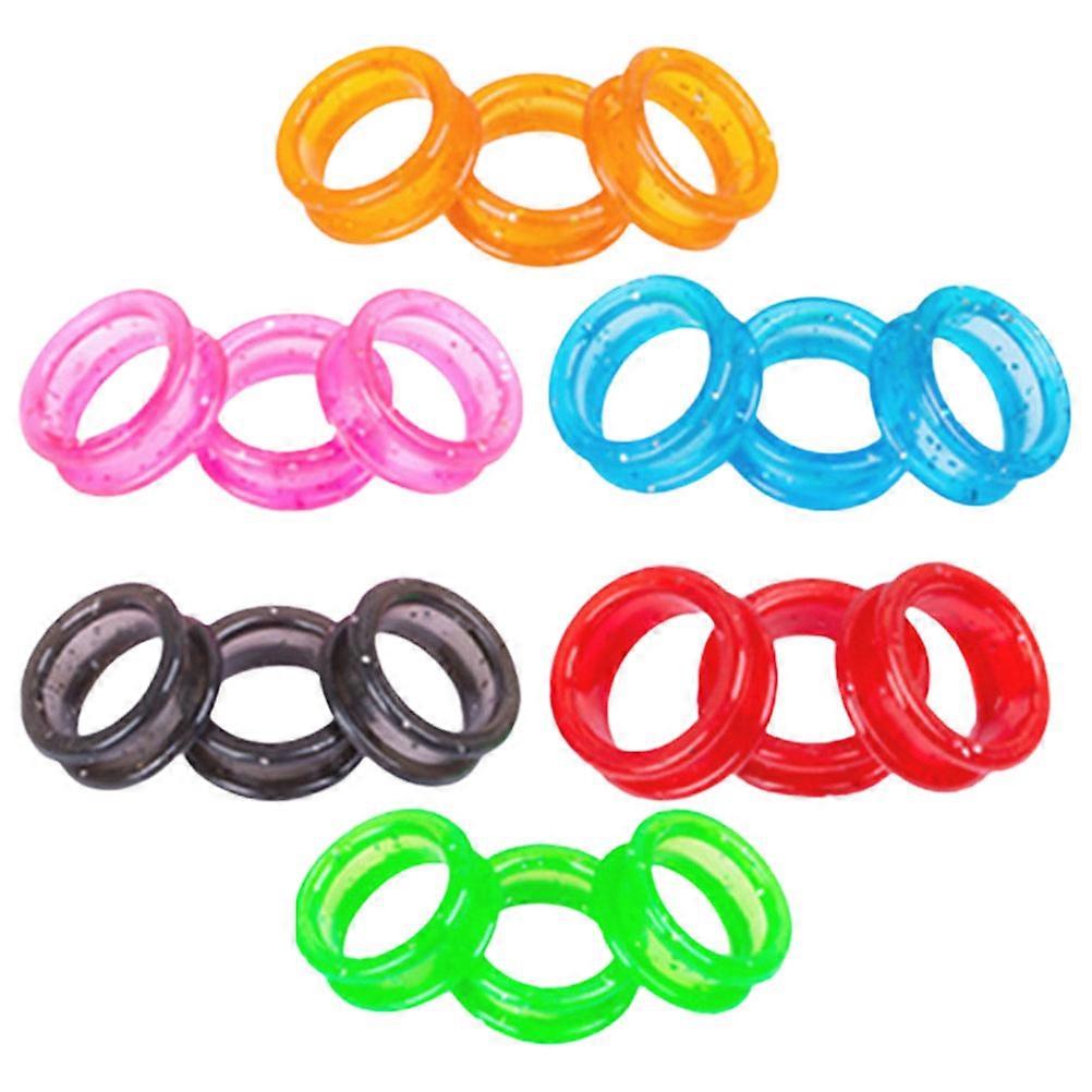 Finger Protector Rings for Scissors Silicone Scissors Rings 18Pcs Pack