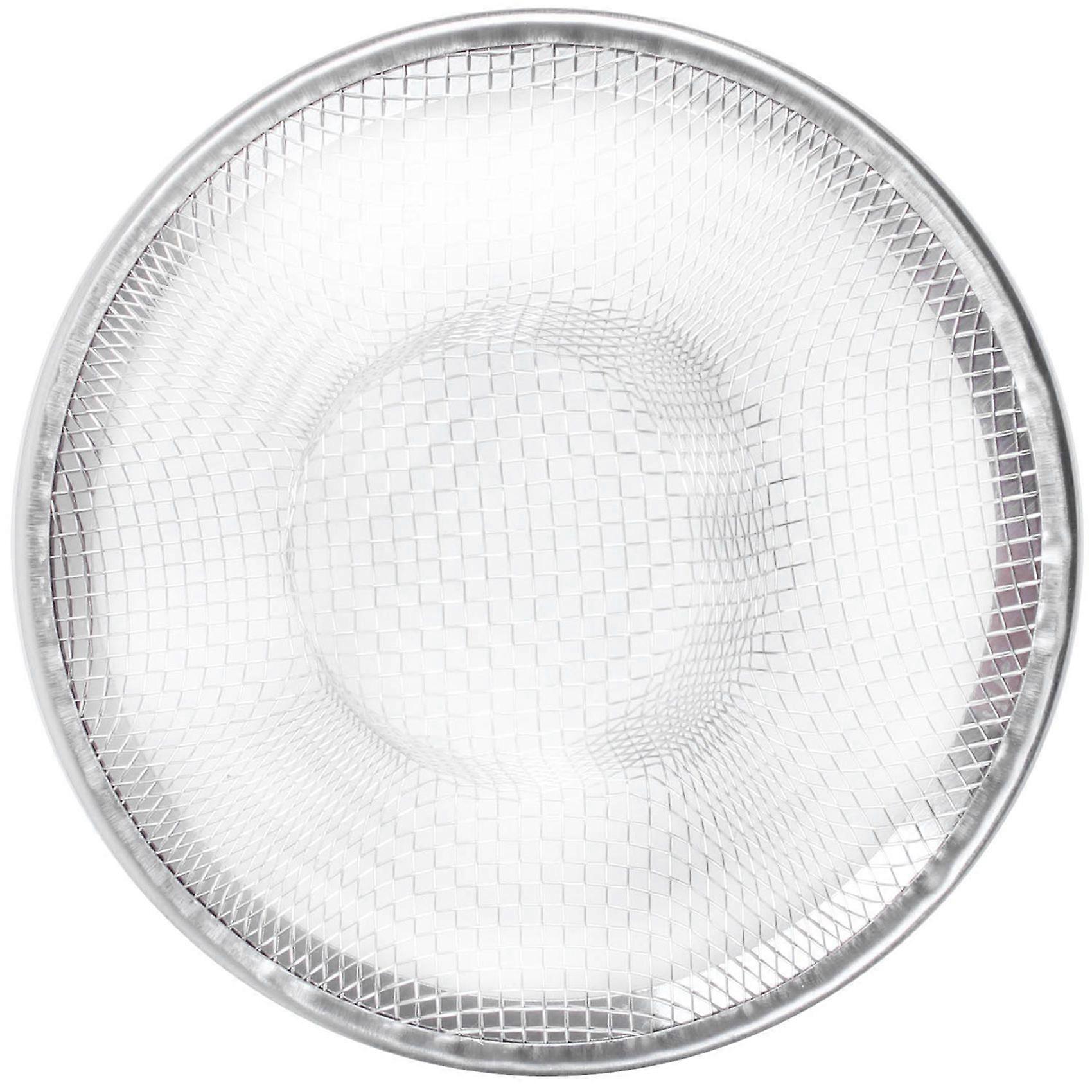 2x avløpsfilter i rustfritt stål til servantfilter, 3,5 tommer toppdiameter