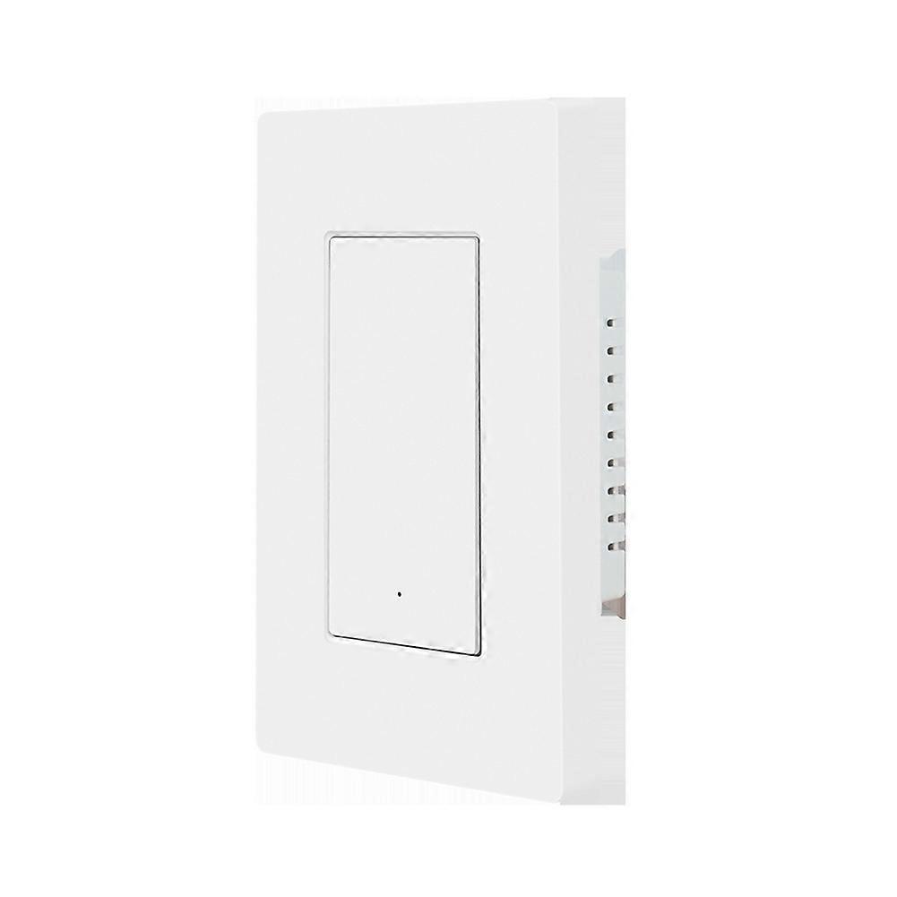 Matter WiFi Smart Switch Single-Way Button Wall Light Switch Button/Voice/App Controlled for TUYA/Google/SmartThings