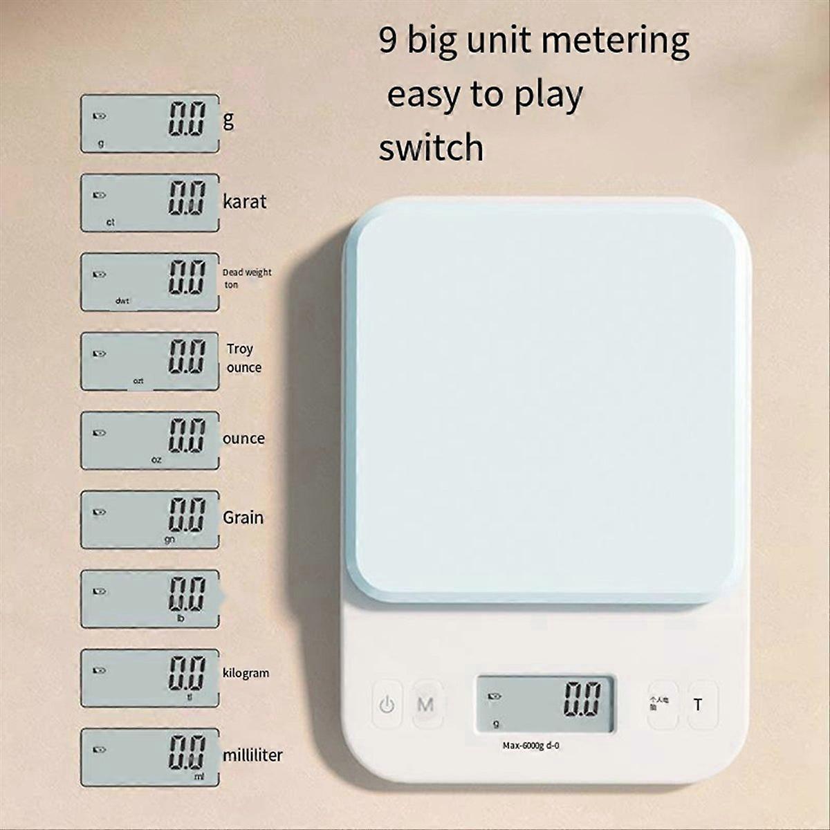 Kitchen Scale Electronic Weighing Small Household Coffee Food Baking