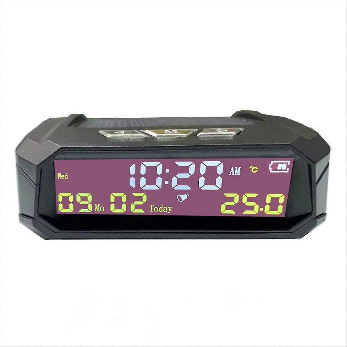 Car Auto Digital Clock in-Car Temperature Display with Date