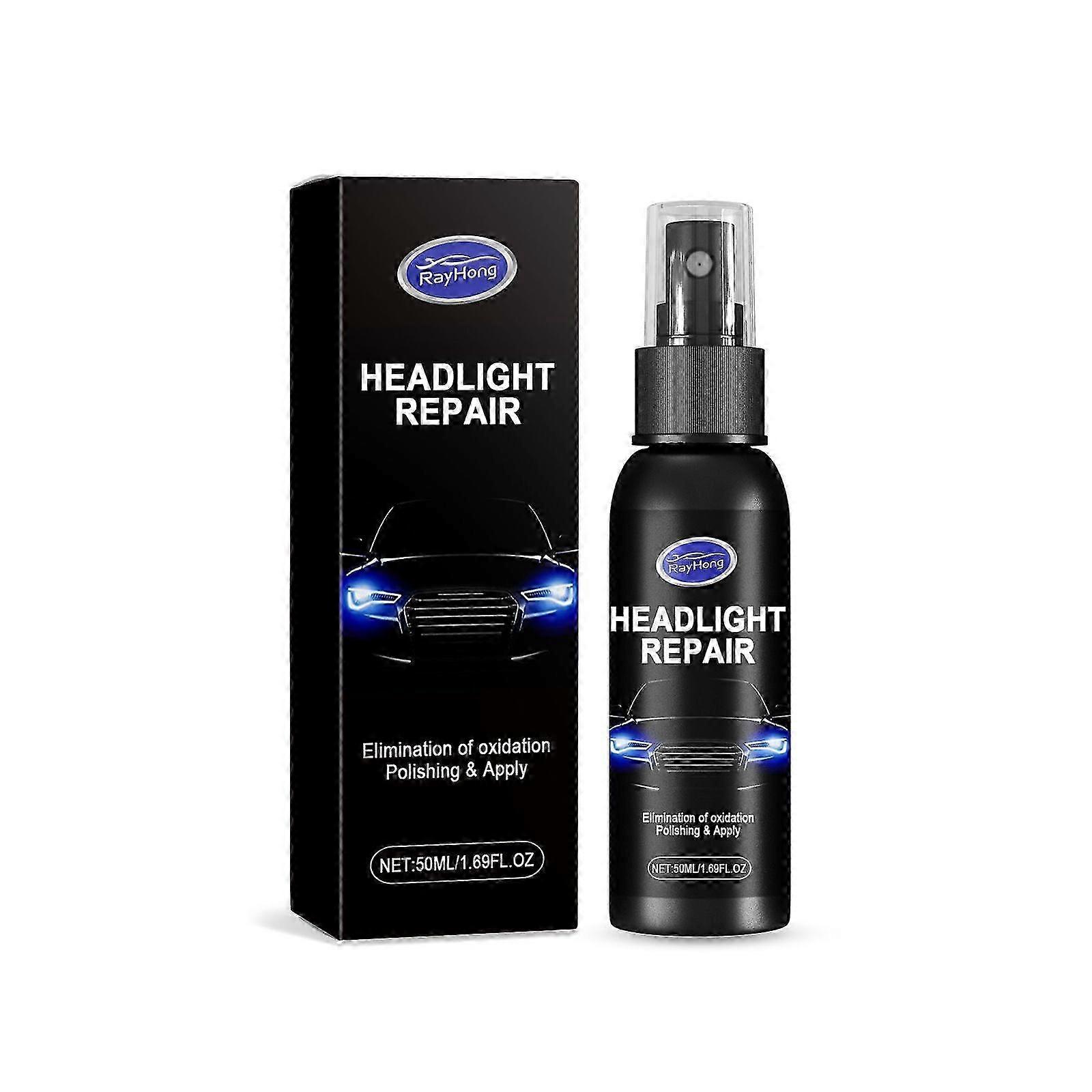 50ml Car Headlight Restoration Spray  Scratch  Oxidation Remover for Clear, Bright, and Safe Headlights | Easy Application, AntiOxidation Formula,