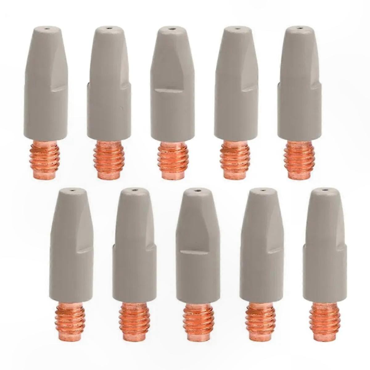10-Pack M6 Welding Nozzle Tips with Coating Protection for 24KD Applications