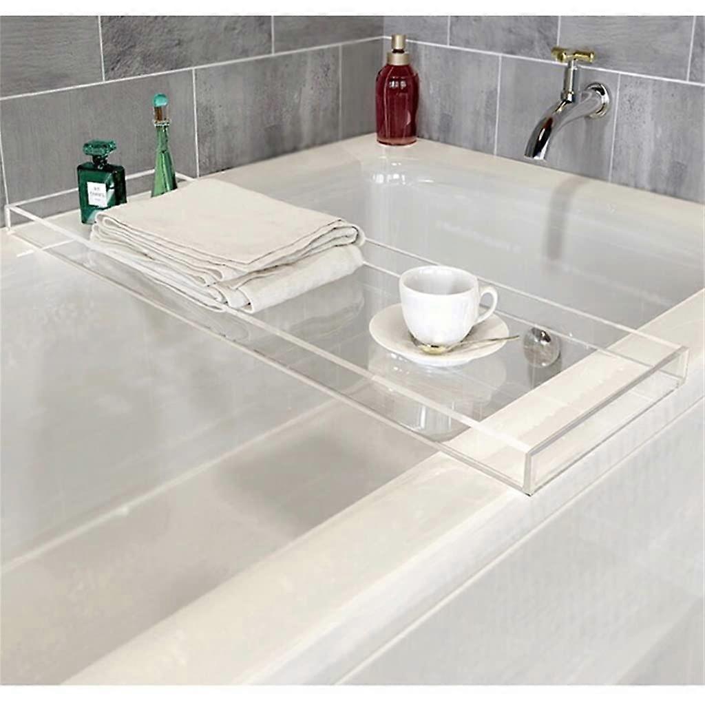 Expandable Bathtub Tray with Wine Holder and Book Stand, Adjustable Bath Caddy for Spa Relaxation