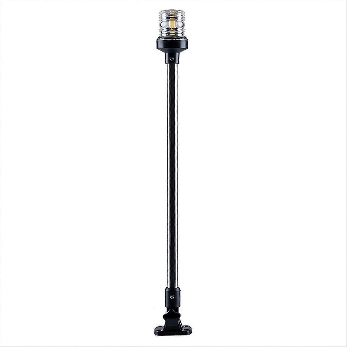 Stern Light Anchor Light LED Boat Light Pole Removable Tilt Base