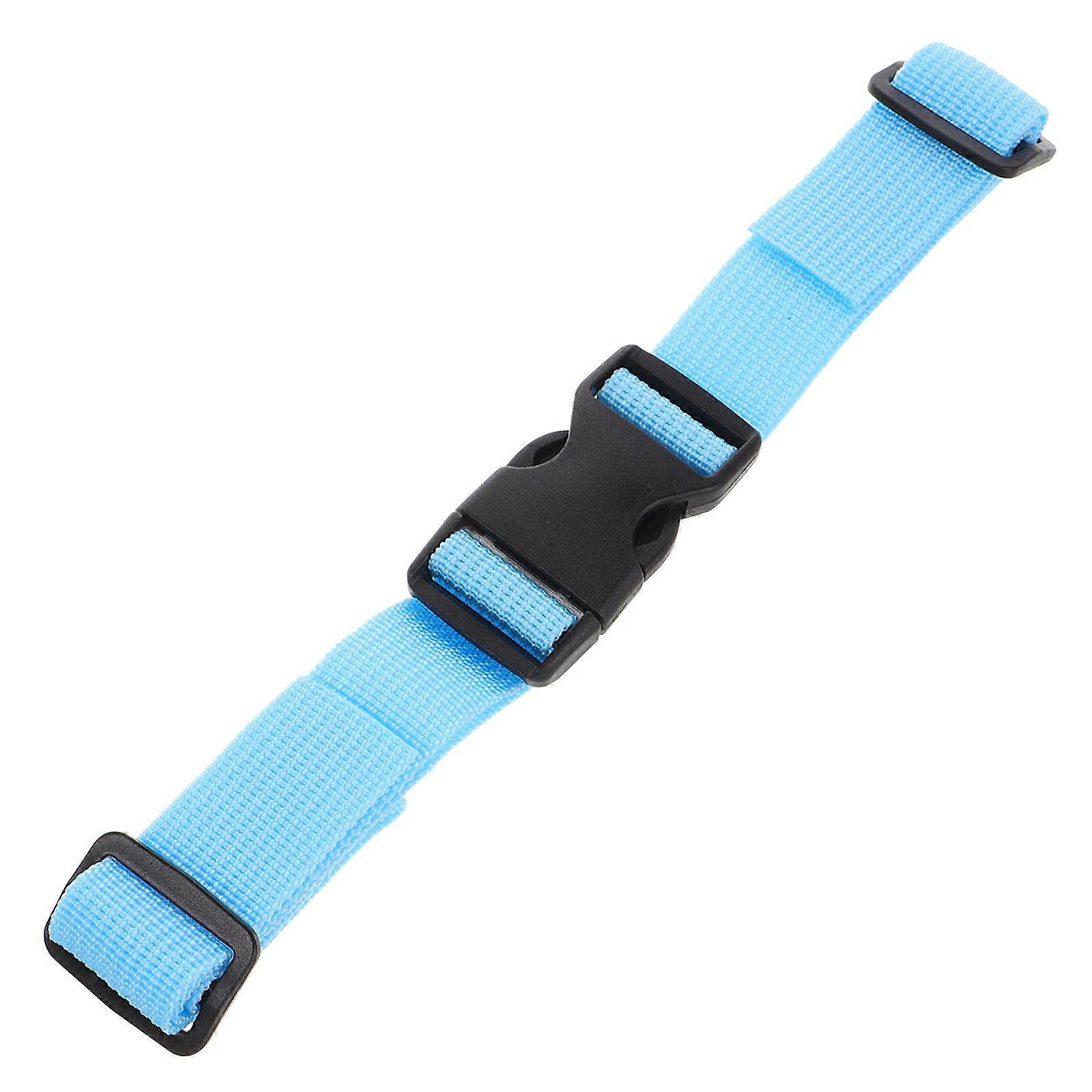 Sky Blue Sternum Strap for Backpacks with Adjustable Nylon Material