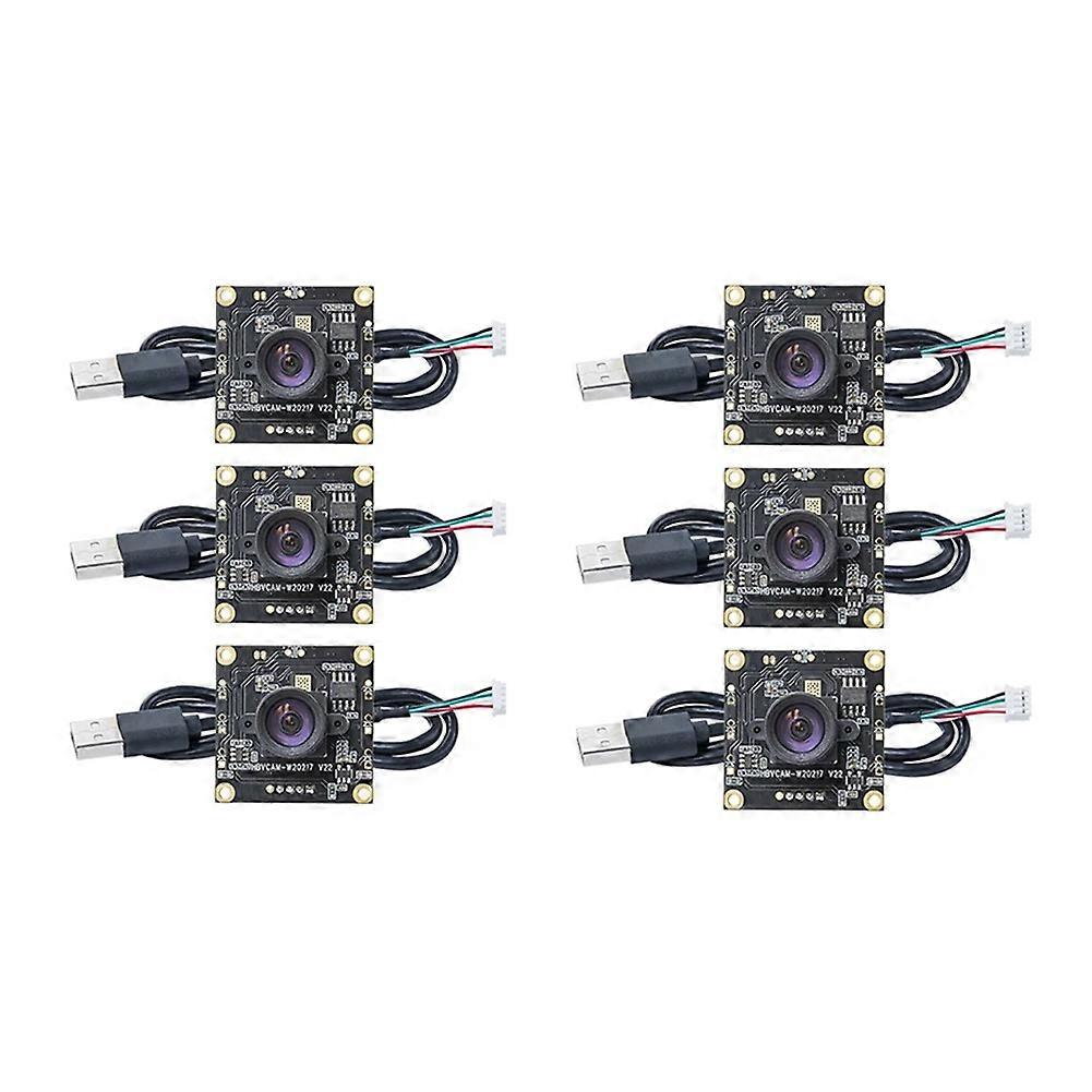 6Pcs OV9732 100 Degrees 1280x720 30fps Camera Module for Autodarts Io with 2M Cable,PCB SIZE:32x32mm, Camera Module