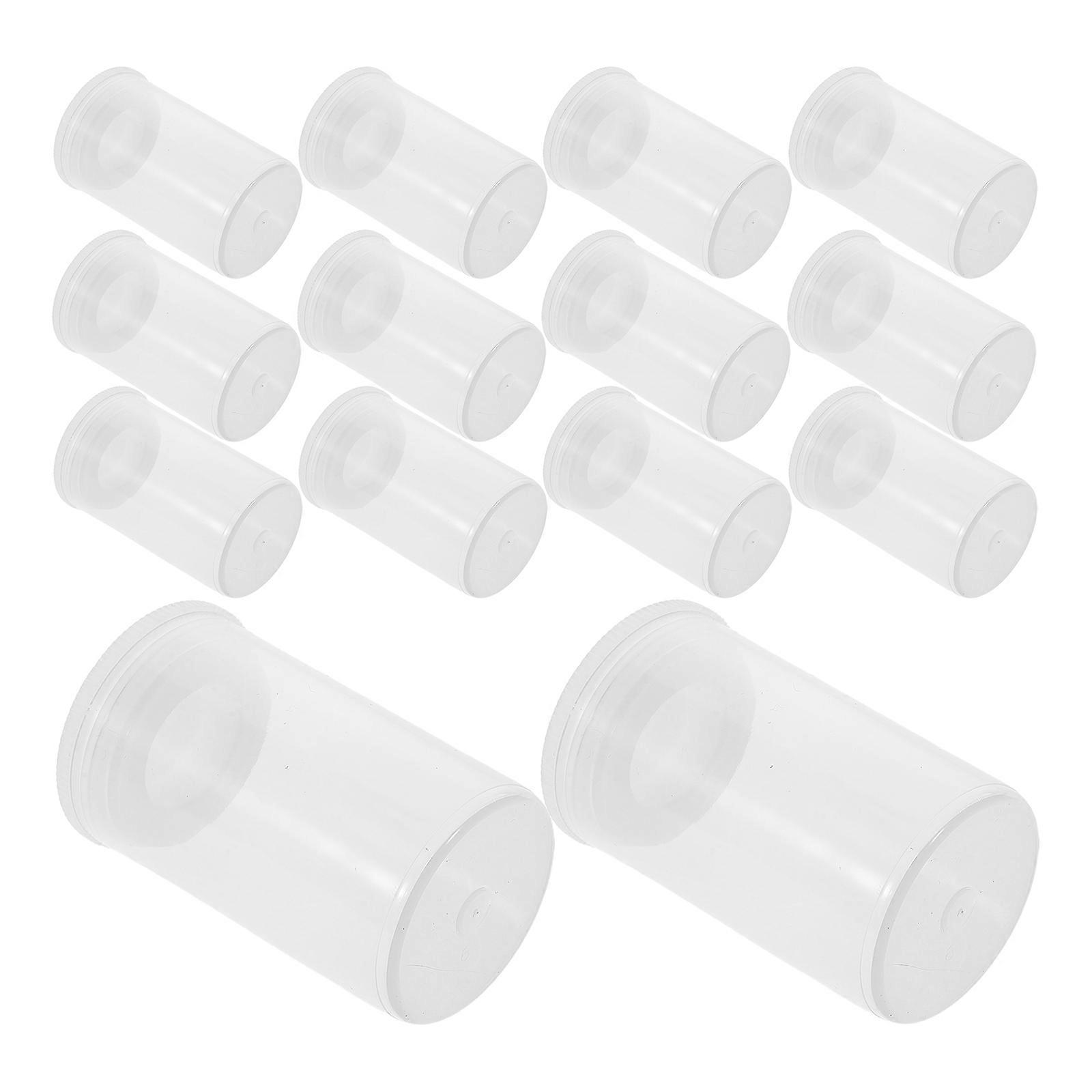 Transparent Film Canisters with Caps for Secure Storage 200Pcs Set