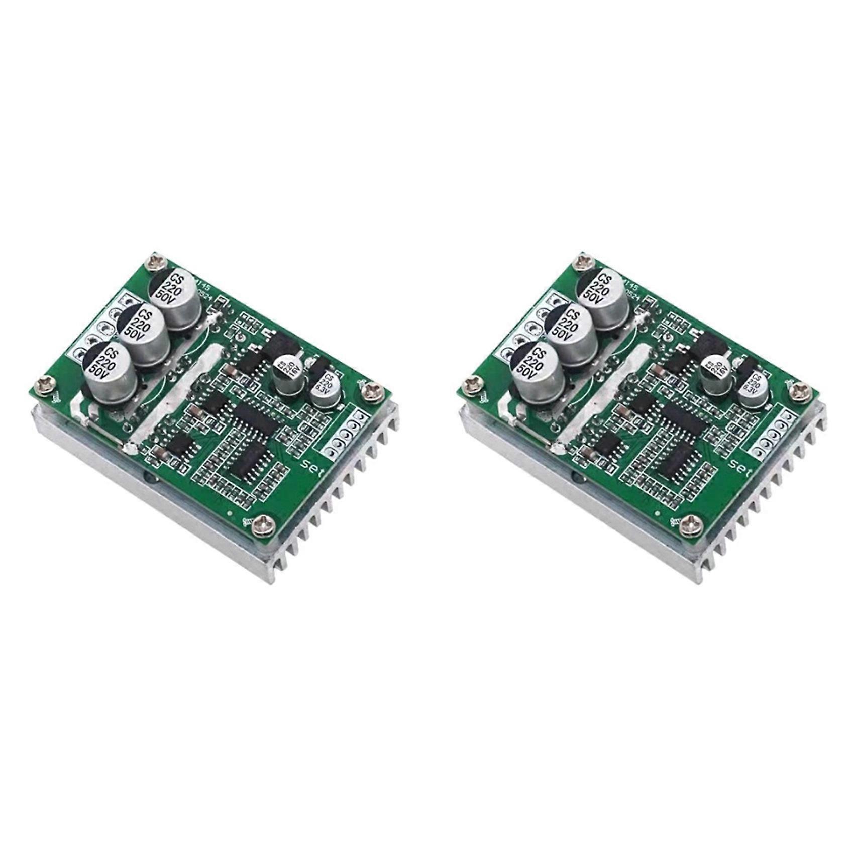 2X 500W 15A DC12-36V Brushless Hall Free Motor Driver Board High Power Motor Foward Reverse Speed Controller Control
