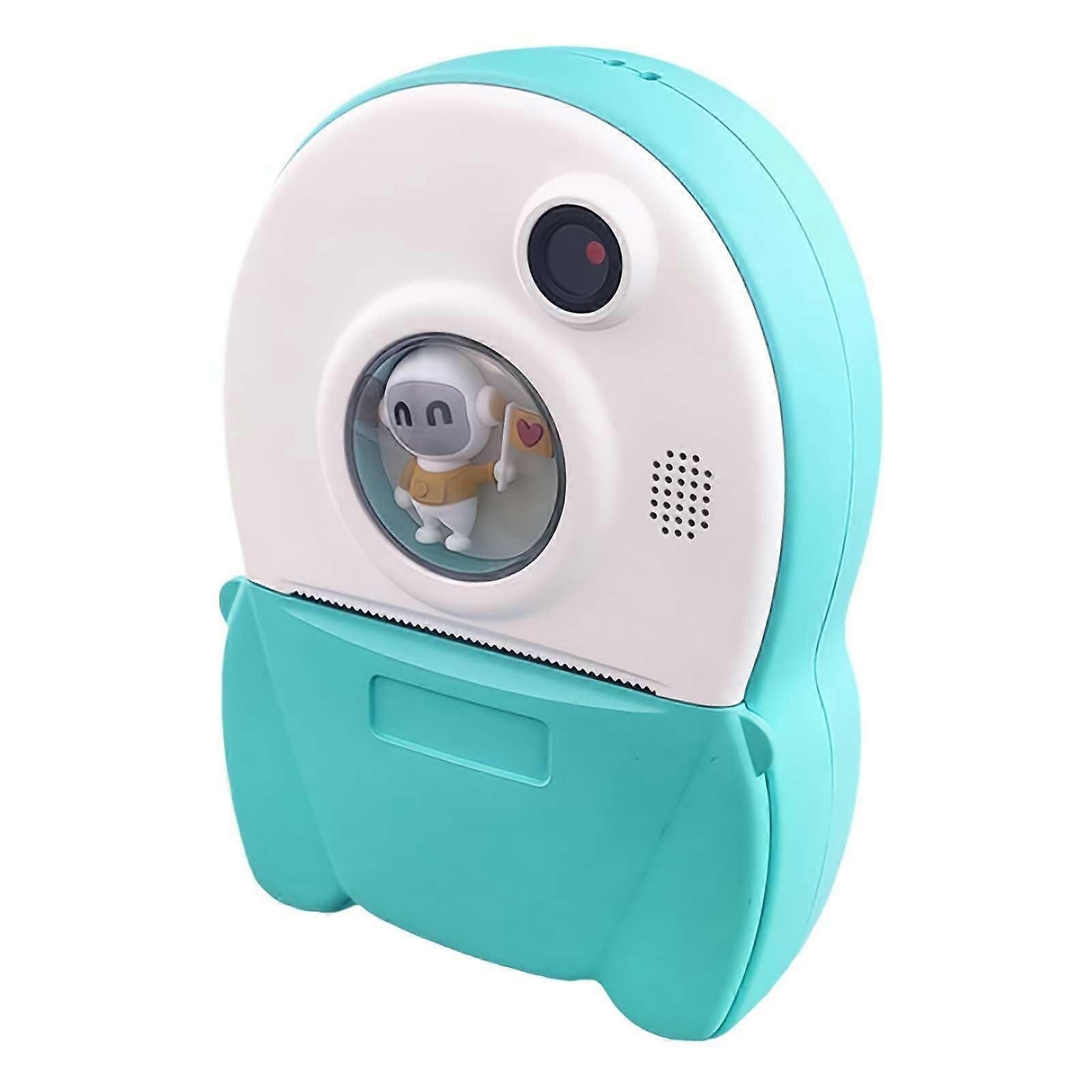 Kids Instant Print Camera with 1080P Video, Shockproof Design and Creative Filters, Green
