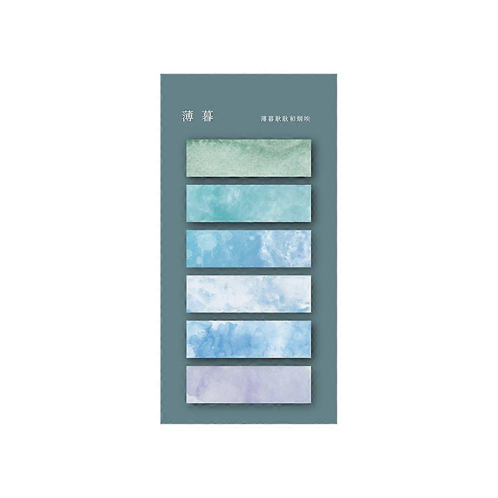 120 Sheets Morandi Color Stationery ?Kawaii Bookmark Posted It Sticky ?Notes ?Paper Sticker Index Memo Pad
