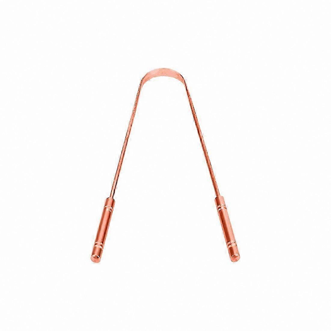 Solid Copper Tongue Scraper with Premium Design for Effective Cleaning