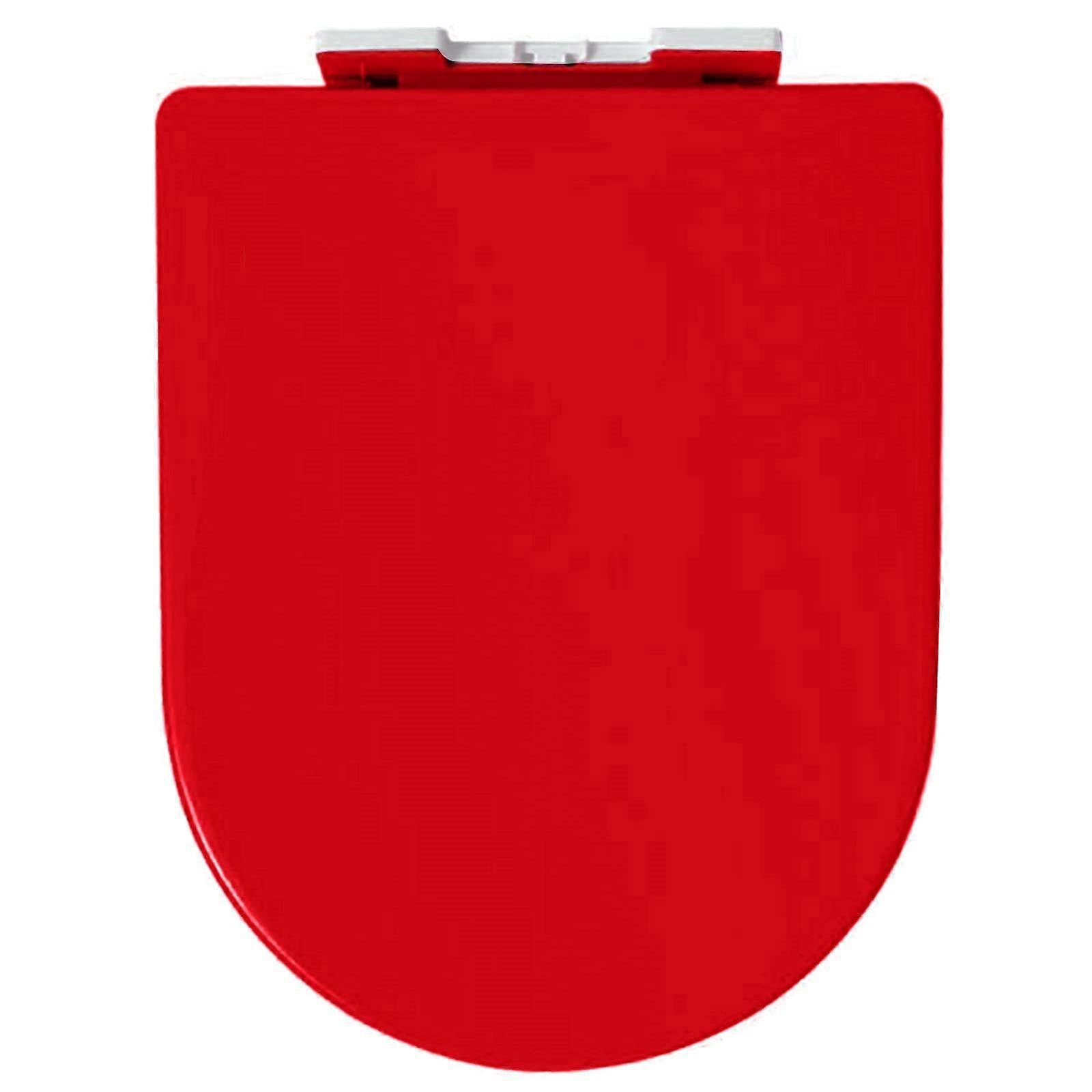 D Shape Soft Close Toilet Seat with Quick Release, Adjustable Hinges, Easy Clean for Modern Bathrooms