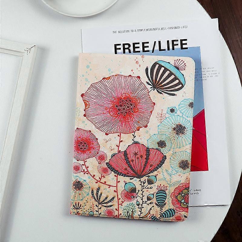 Case For Ipad 2022 Version Of 10 Lotus Voltage Soft Ultra-thin Sleep Adsorption Soft Leather